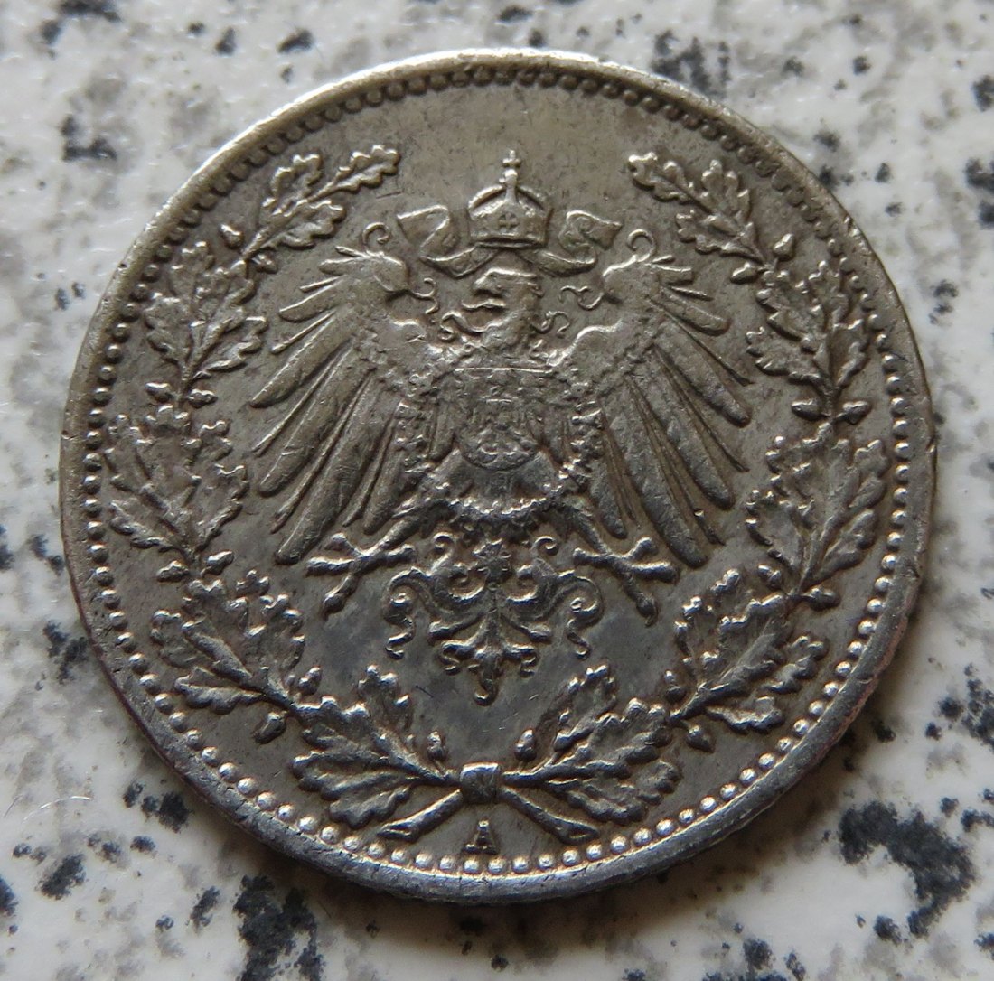  Kaiserreich 1/2 Mark 1919 A   