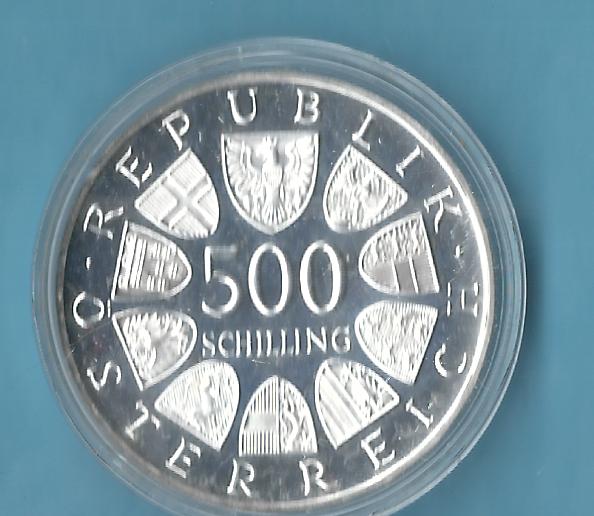  Österreich 500 Schilling  1984 Tiroler Freiheit Münzenankauf Koblenz Frank Maurer AB 654   