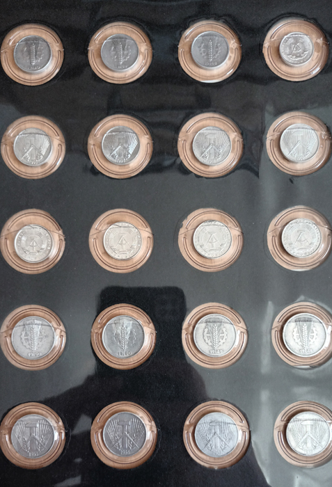  DDR; Lot (20 Stück); 5 Pfennig; 10 Pfennig; 1948-1978   