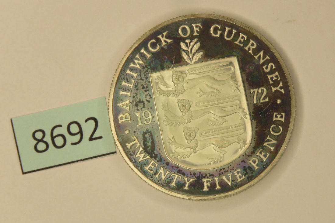  8692 Guernsey 1972 Silberhochzeit - 28,28 g SILBER   