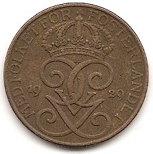  Schweden 5 Oere 1929 #85   