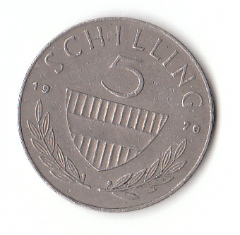  5 Schilling Östereich 1970 (F022)b.   