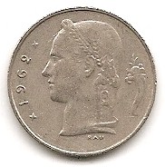  Belgie 1 Franc 1962 #45   