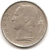  Belgie 1 Franc 1975 #45   