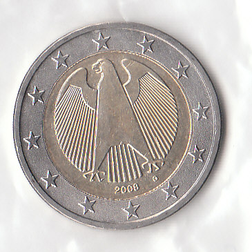  2 Euro Deutschland 2008 G (F189)  b.   