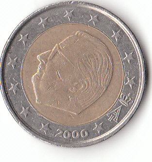  2 Euro Belgien 2000 (F076)b.   