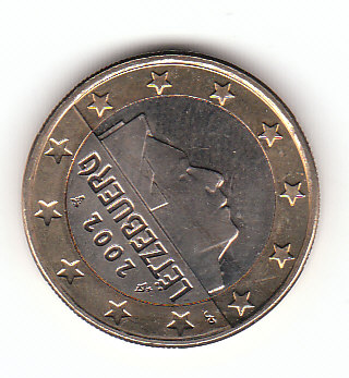  1 Euro Luxemburg 2002 (F214) uncir.b.   