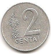  Litauen 2 Centai 1991 #132   