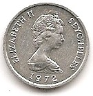  Seychelles 1 Cent 1972 #83   