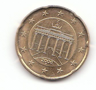  20 Cent Deutschland 2006 F (F299)b.   