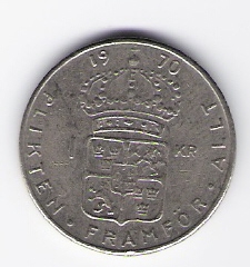  1 Krona 1970 Schweden   