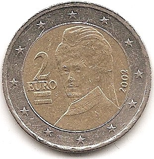 Österreich 2 Euro 2002 #107   