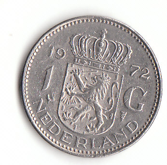  1 Gulden Niederlande 1972 (F330)b.   