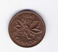  1 Cent Bro 1973      Schön Nr.58.1   
