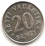  Estland 20 Senti 1999 #235   