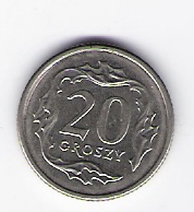  Polen 20 Groszy K-N 1992 Schön Nr.286   