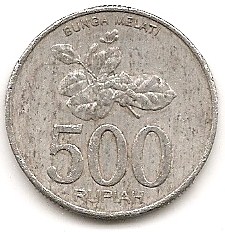  Indonesien 500 Ripiah 2003 #166   