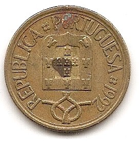 Portugal 5 Escudos 1992 #94   