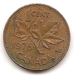  Canada 1 Cent 1976 #193   