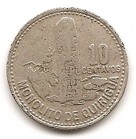  Guatemala 10 Centavos 1978 #172   