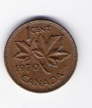  Kanada 1 Cent 1970 Bro  Schön Nr.58   