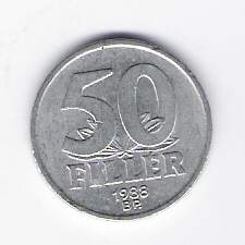  Ungarn 50 Filler Al 1988   Schön Nr.76   