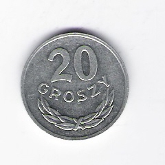  Polen 20 Groszy Al 1981       Schön Nr.40   