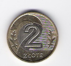  Polen 2 Zloty Al-N-Bro/K-N 1995 Schön Nr.289   