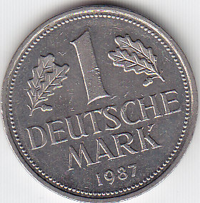  Deutschland 1 DM 1987 D vz seltener   