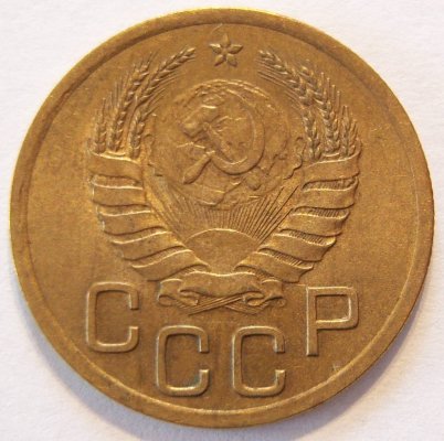  SOWJETUNION UDSSR SOVIET UNION 3 Kopeken Kopeks 1939 Al-Bro vz-unc   