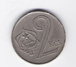  Tschechoslowakei 2 Kronen 1975   Schön Nr.90   