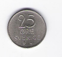  Schweden 25 Öre 1973 K-N Schön Nr.62   