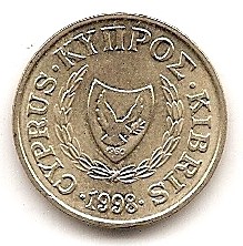  Zypern 1 Cent 1998 #26   