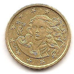 Italien 10 Cent 2002 #13   