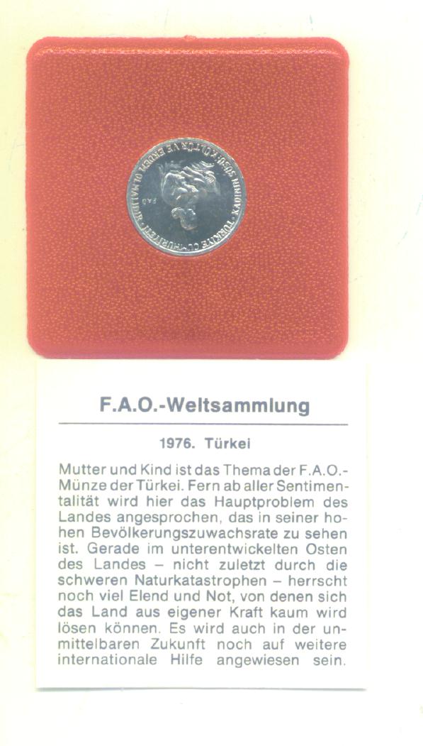  5 Kurus Türkei 1976(FAO)   