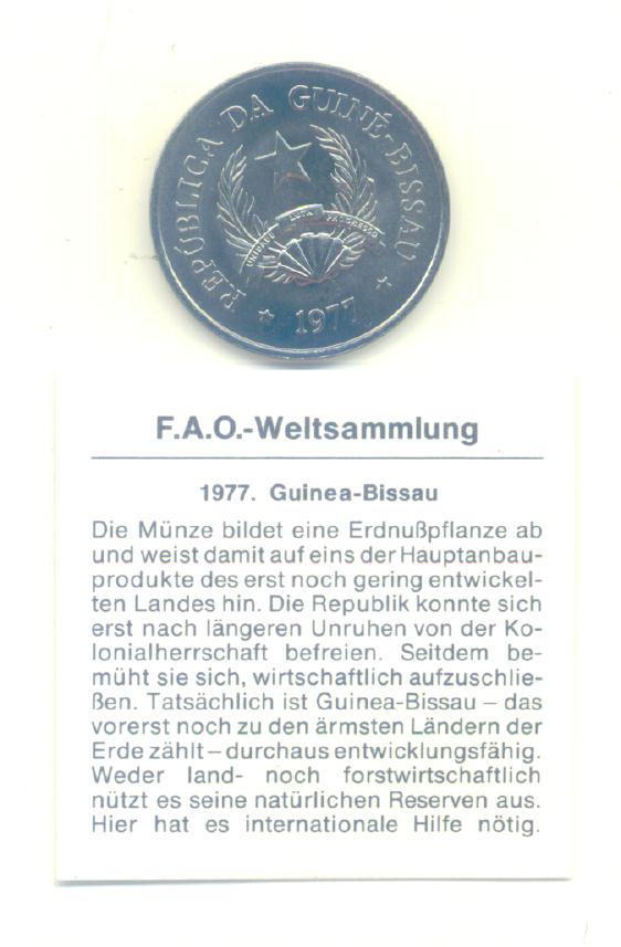  5 Pesos Guinea-Bissau 1977(FAO)   