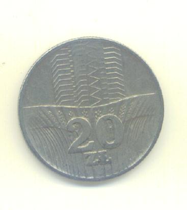  20 Zlotych Polen 1973   