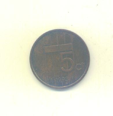  5 Cent Niederlande 1993   