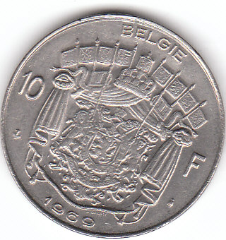  10 Francs Belgie 1969 ( A044 )   