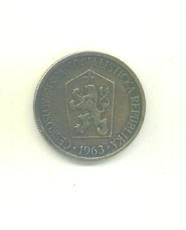  1 Krone Tschechoslowakei 1963   