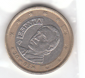  1 Euro Spanien 2003 (A786)b.   