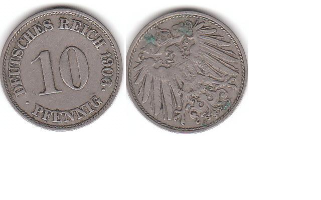  10 Pfennig 1906 (A315)   
