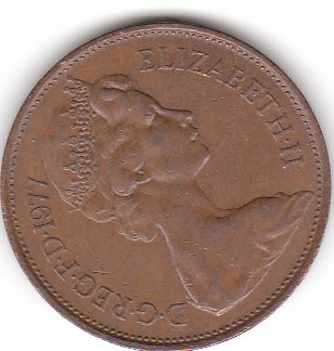  2 Pence Großbritannien 1977 (A475)   