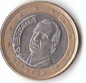  1 Euro Spanien 2002 (A788)b.   