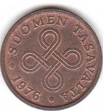  Finnland 5 Pennia 1976 (A140)   