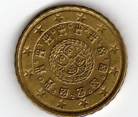  Portugal 10 Cent 2002   