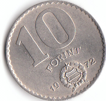  10 Forint Ungarn 1972 ( H172 )   