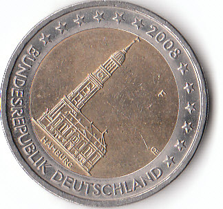  2 Euro Deutschland 2008 F (A621)   