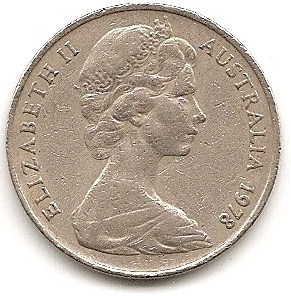  Australien 10 Cents 1978 #298   