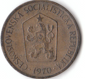  1 Krone  Tschechoslowakei 1970 (A264)   